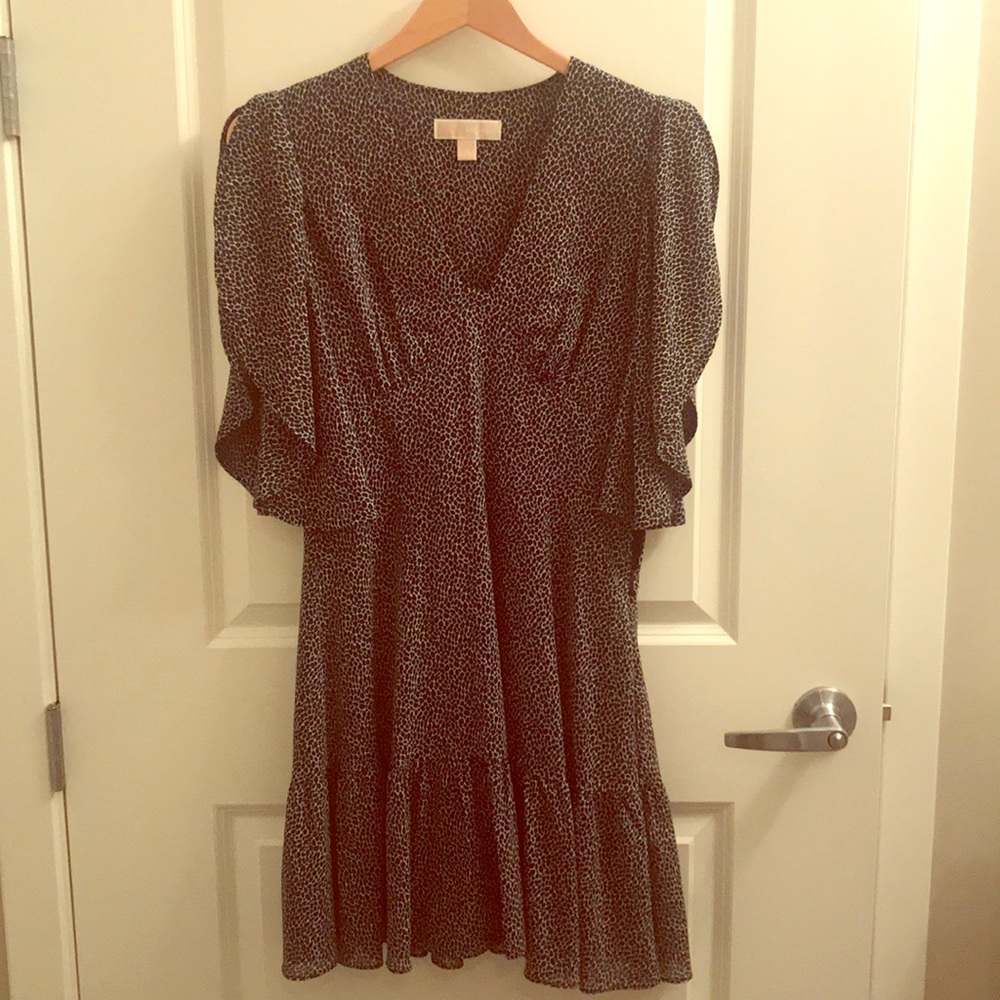 Michael Kors flutter sleeve dress